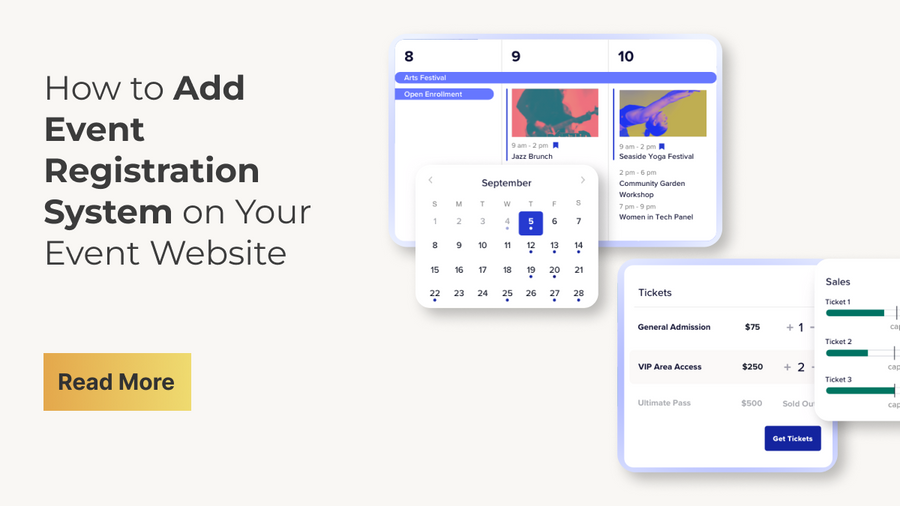 How to Add Event Registration System on Your Event Website