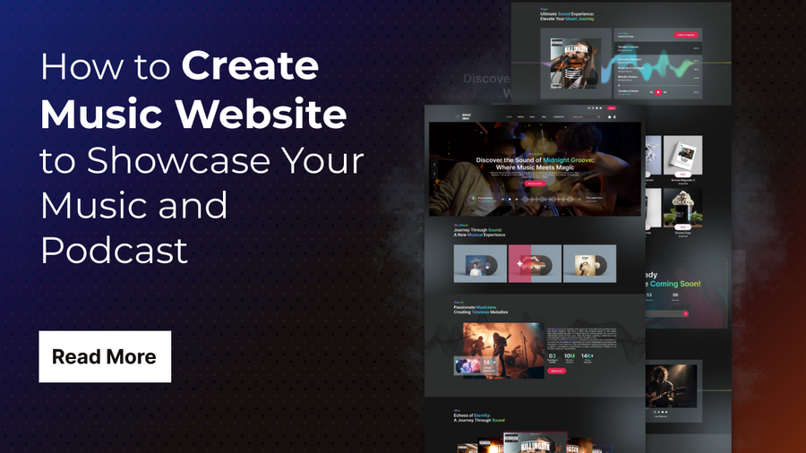 How to Create Music Website to Showcase Your Music and Podcast