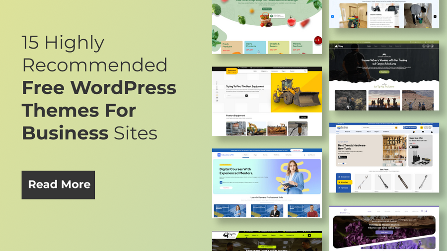 12 Highly Recommended Free WordPress Themes For Business Sites
