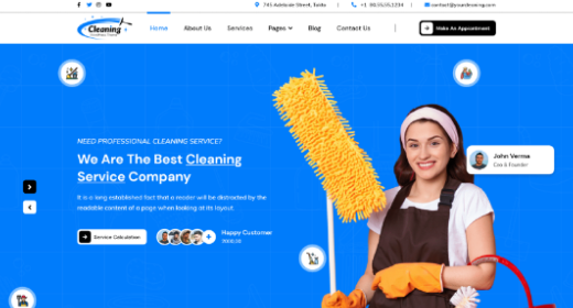 Cleaning Services WordPress Theme