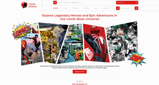 Comic Book WordPress Theme