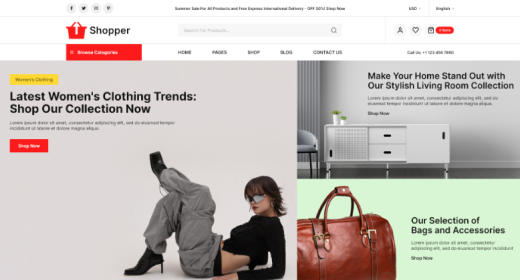 Fashion Shop WordPress Theme