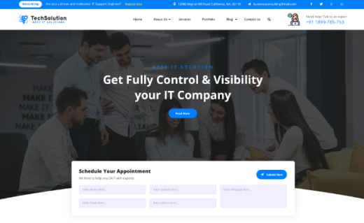 IT Solutions WordPress Theme