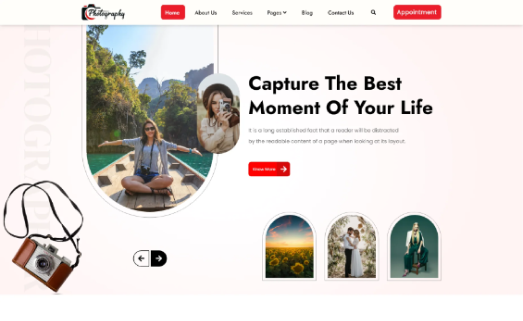 Photographer Studio WordPress Theme