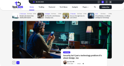 Tech Blog WordPress Theme