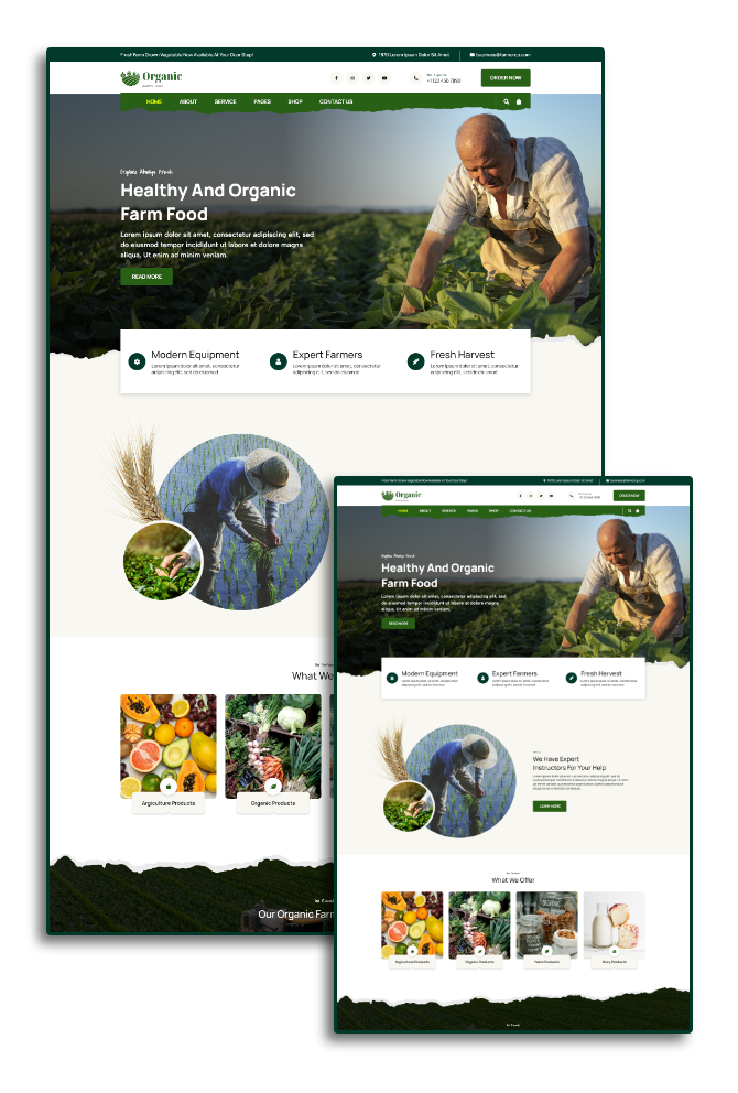 Free Farm WordPress Theme