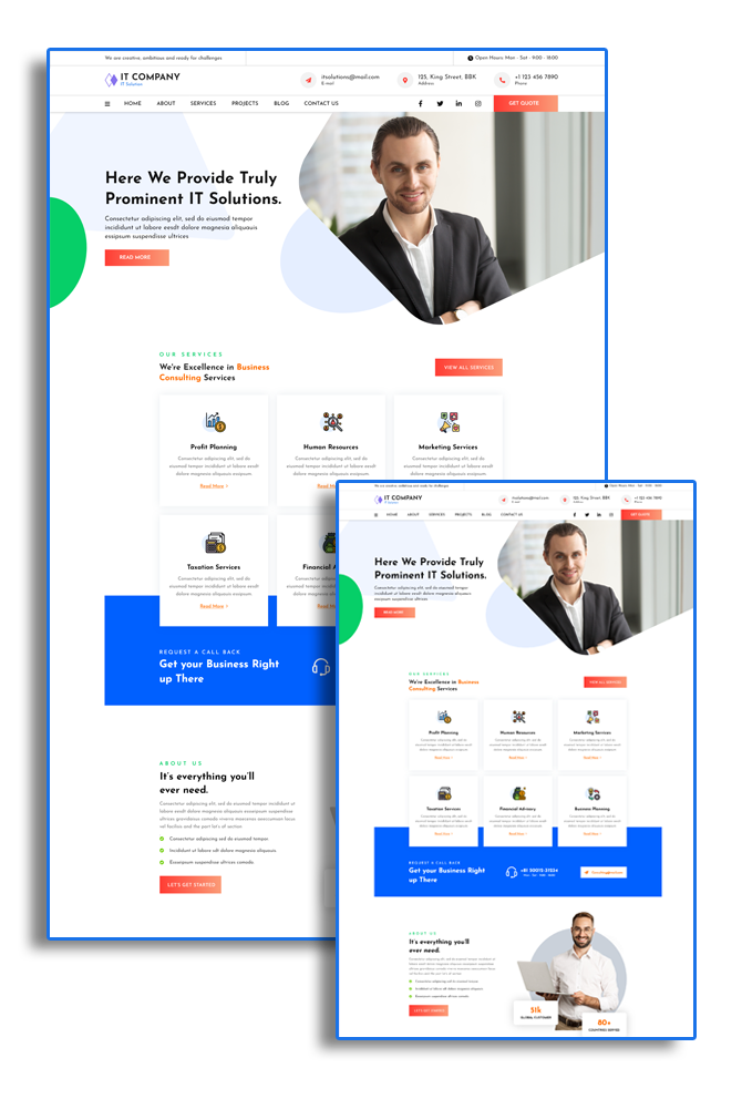 Free Startup WordPress Theme