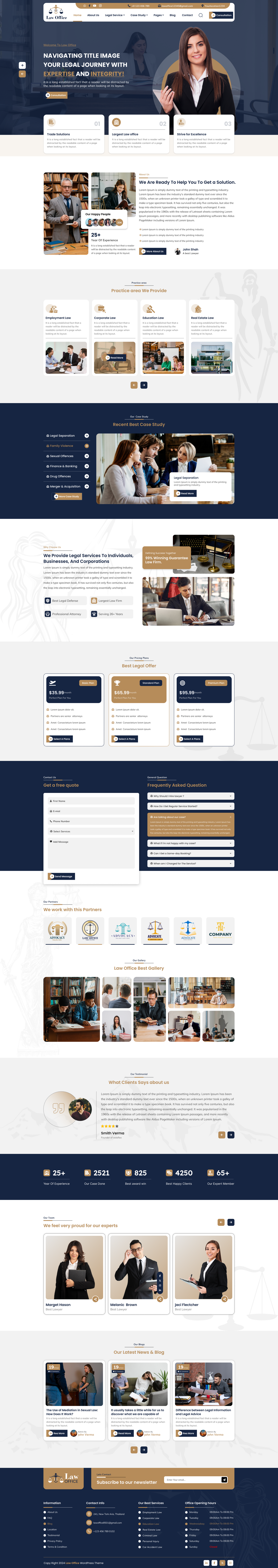 Law Office WordPress Theme