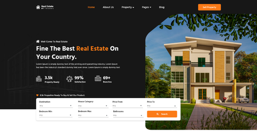 Real Estate WordPress Theme Icon Responsive
