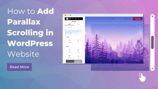 How to Add Parallax Scrolling in WordPress Website