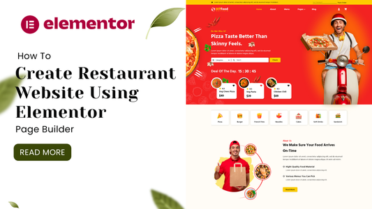 How To Create Restaurant Website Using Elementor Page Builder