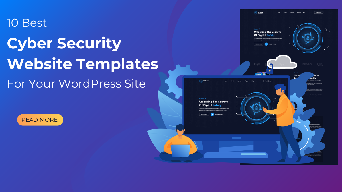 Website. Security Code 10 Best Cyber Security Website Templates For Your WordPress Site