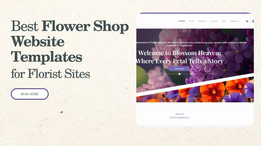 Flower Shop Website Templates