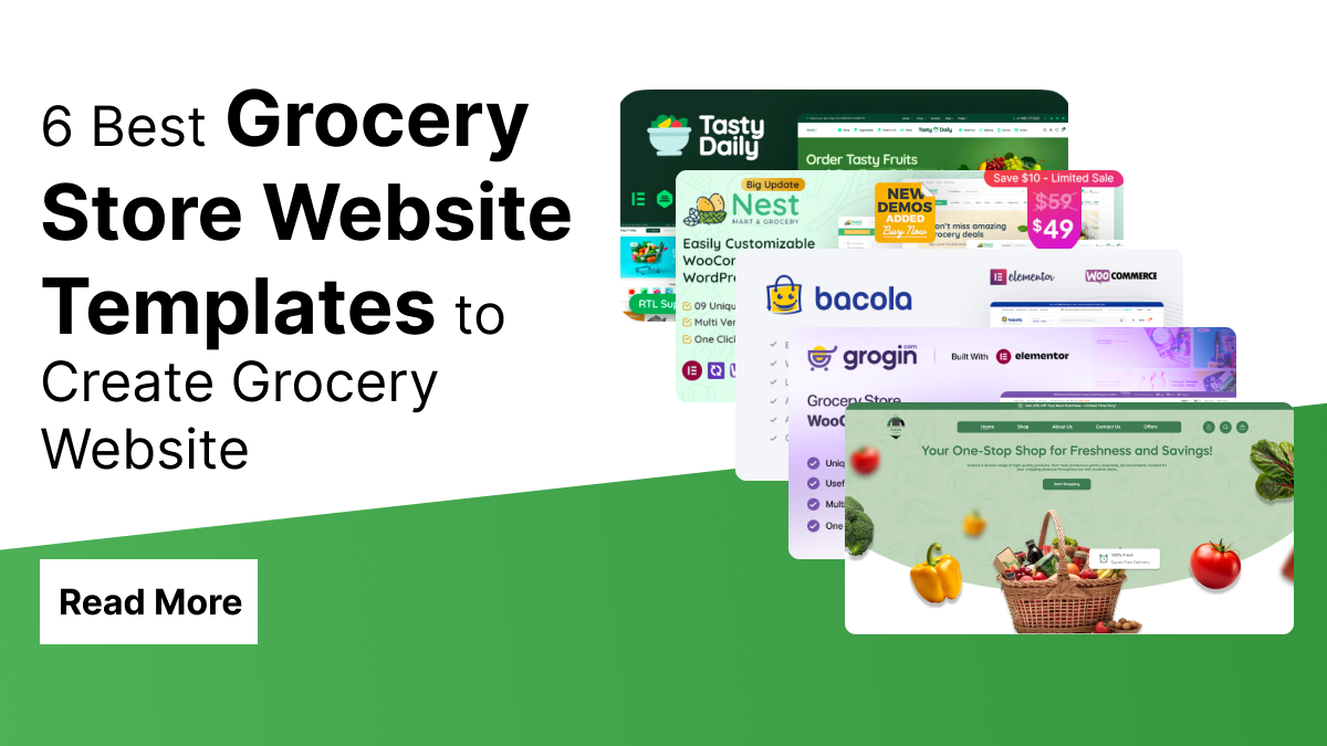 6 Best Grocery Store Website Templates to Create Grocery Website
