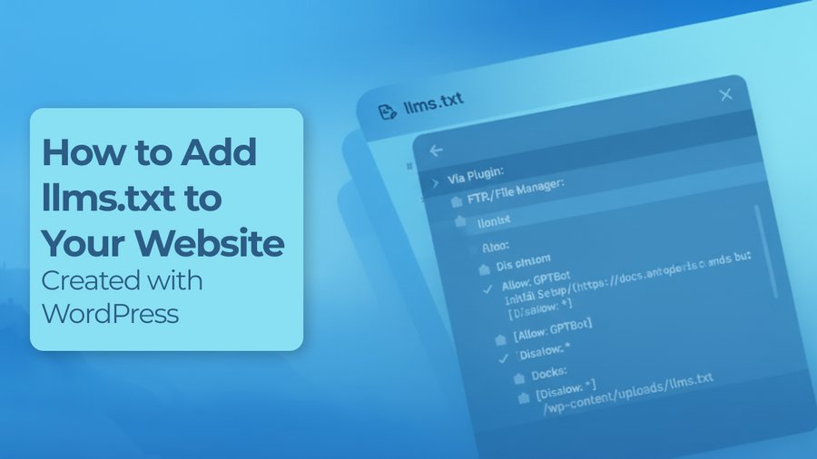 llms txt to your website