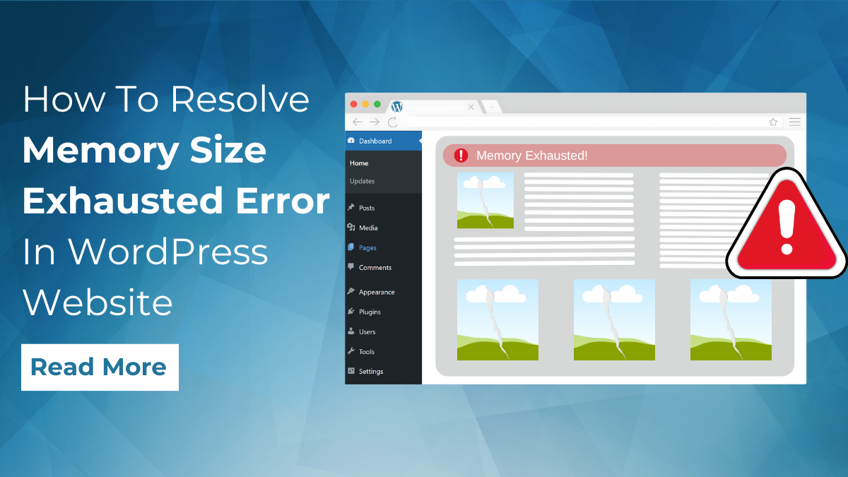 Storage Size Issue How To Resolve Memory Size Exhausted Error In WordPress Website