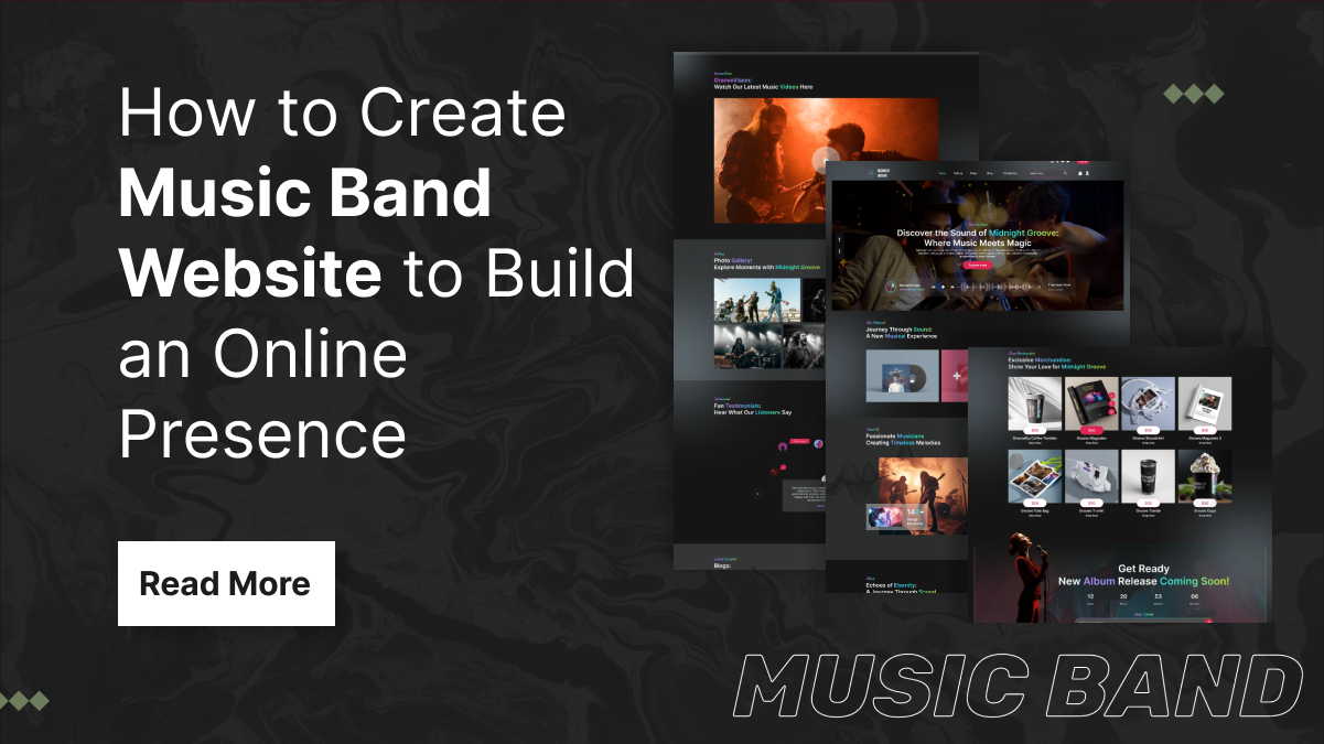 Web Music How to Create Music Band Website to Build an Online Presence