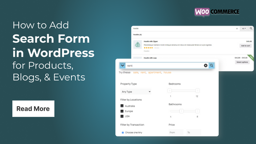 How to Add Search Form in WordPress for Products, Blogs, & Events