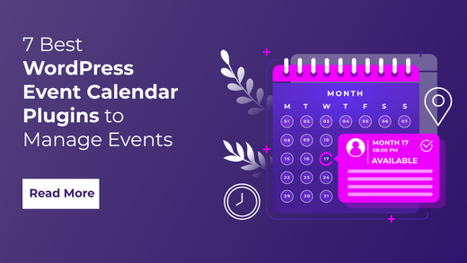 7 Best WordPress Event Calendar Plugins to Manage Events
