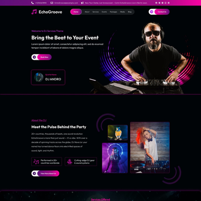 DJ WordPress Theme Icon