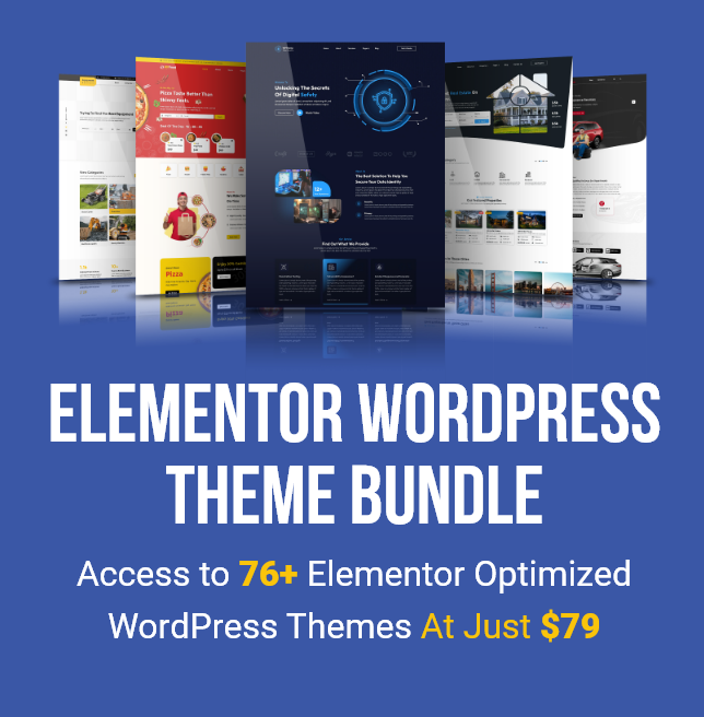 Elementor WordPress Theme Bundle (76+ Themes)