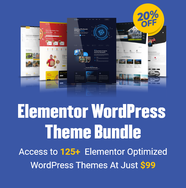 Elementor WordPress Theme Bundle (120+ Themes)