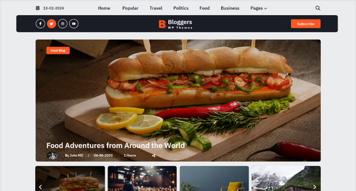 Blog Wordpress Theme