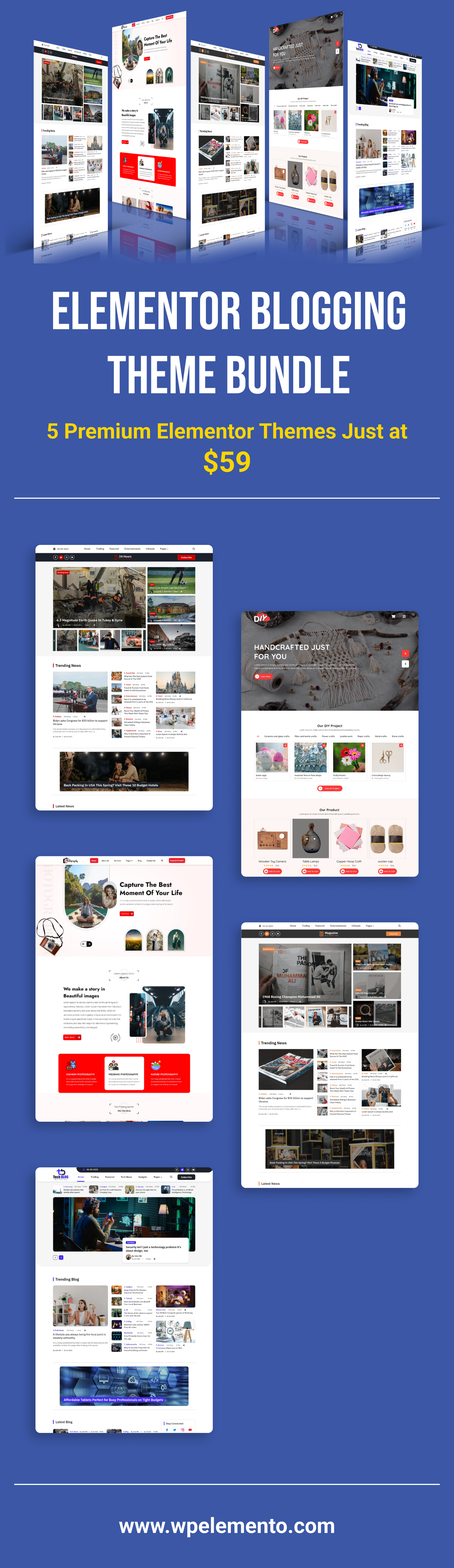 Blogging Theme Bundle