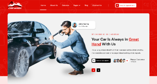 Car Wash WordPress Theme