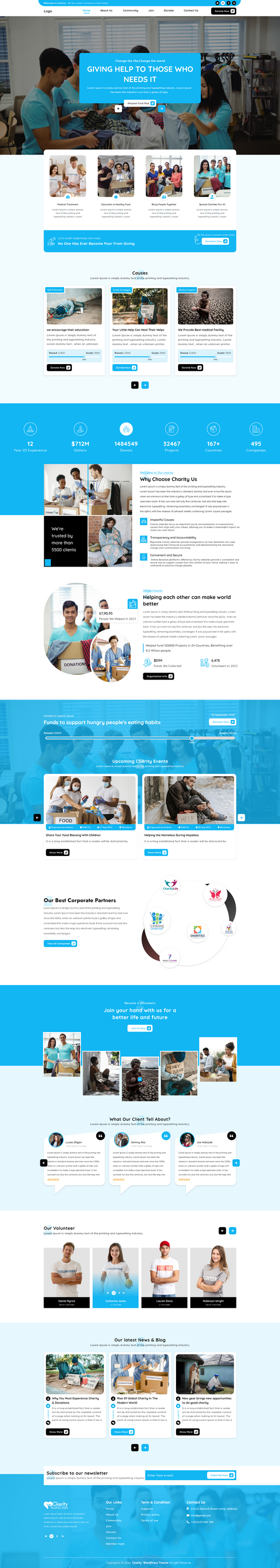 Charity Wordpress Theme