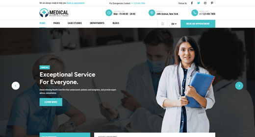 Clinic WordPress Theme