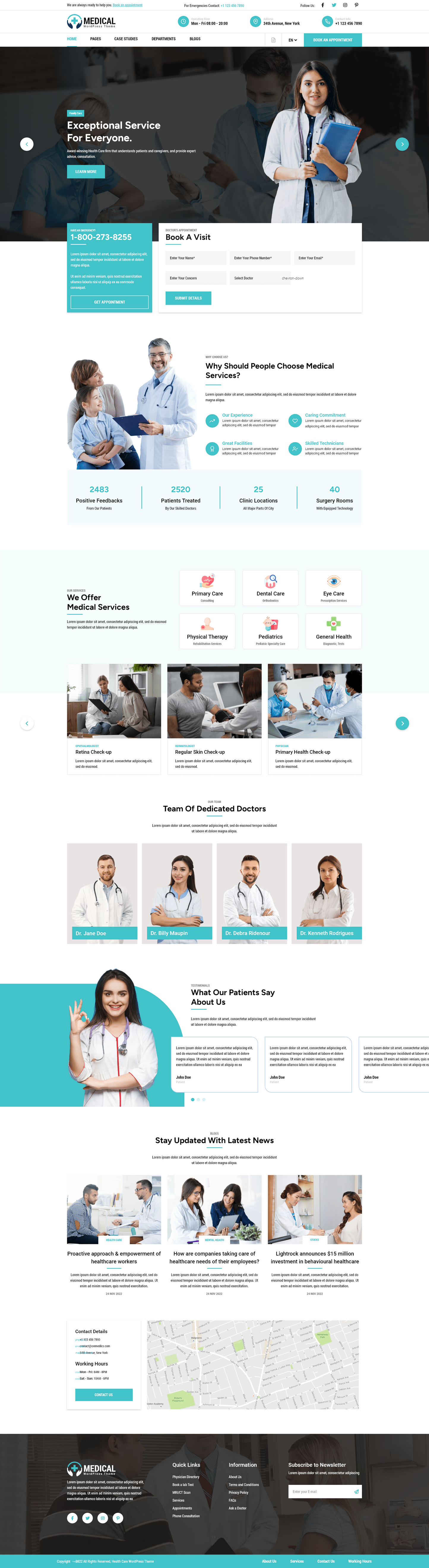 Clinic WordPress Theme