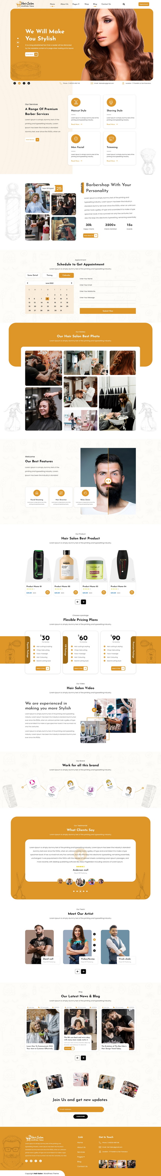 Cosmetic WordPress Theme