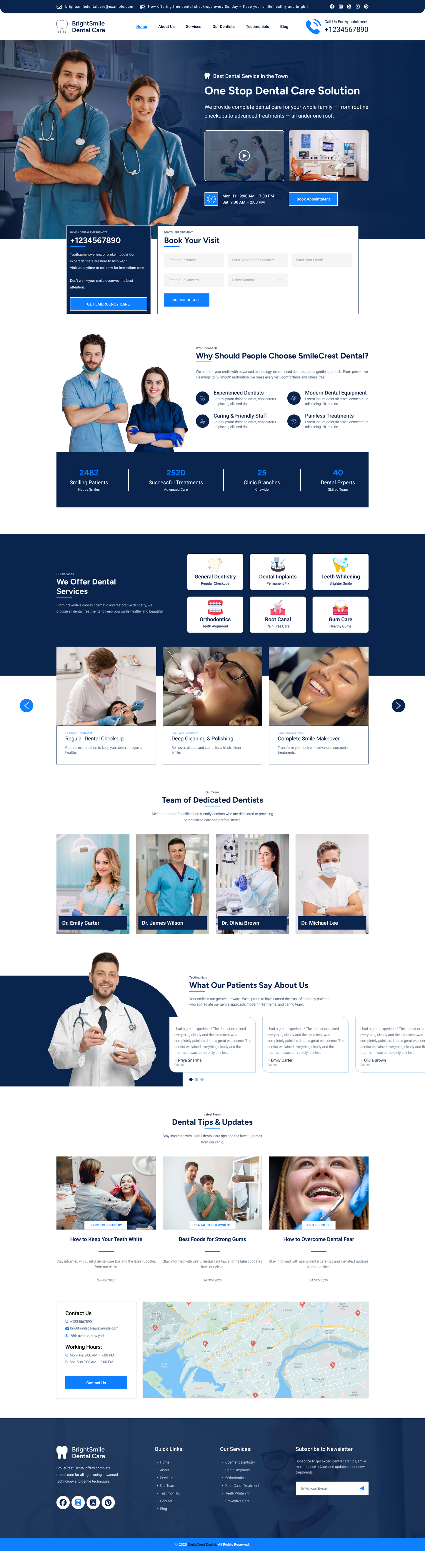 Dentist WordPress Themes