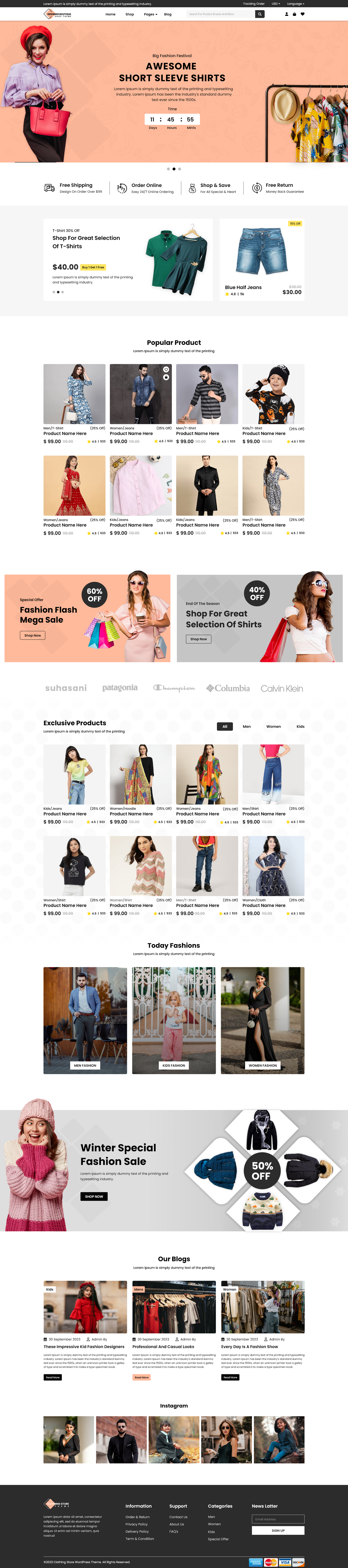 Designer Boutique Wordpress Theme