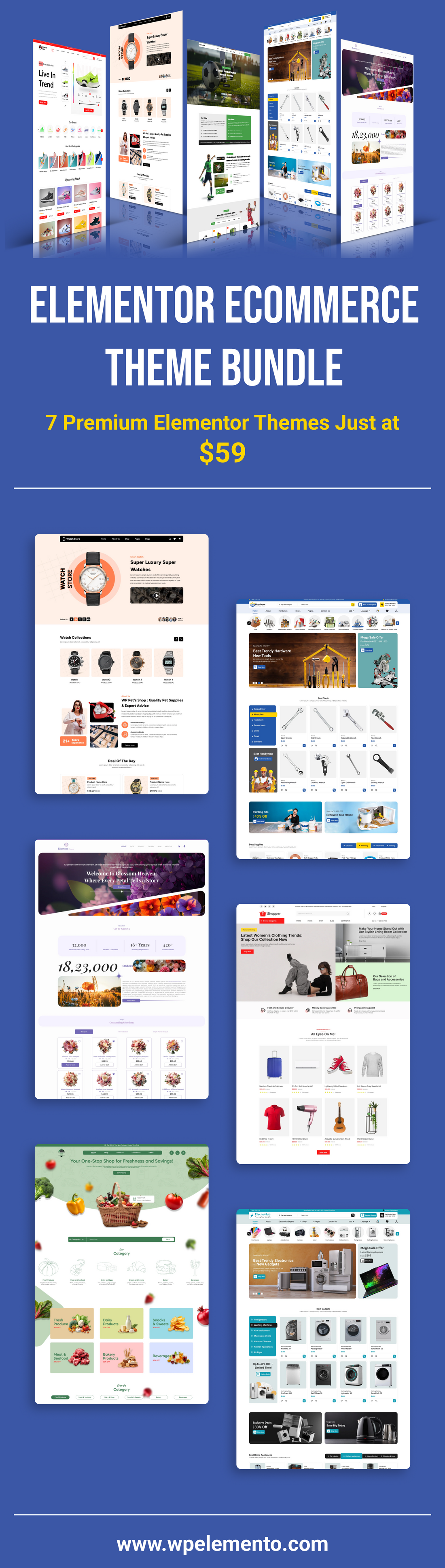 Ecommerce Theme Bundle | Premium WordPress Themes For Online Store