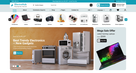 Electronics Store WordPress Theme Icon