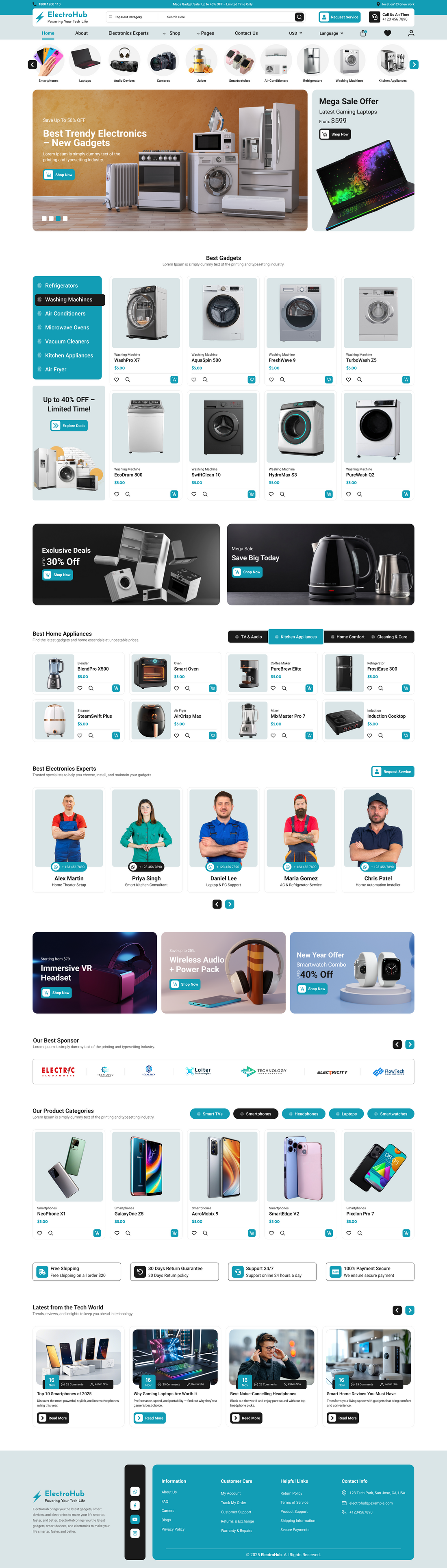 Top Electronics Store WordPress Theme – For Online Shops