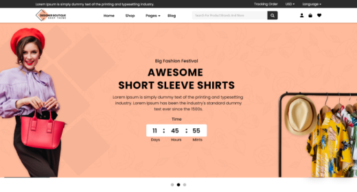 Designer Boutique Wordpress Theme