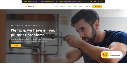 Contractor WordPress Theme