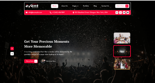 Event Planner Wordpress Theme