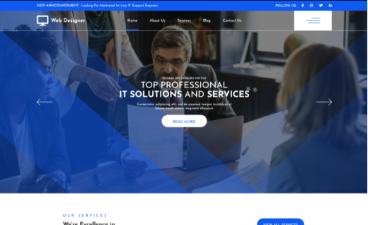 Graphic Designer WordPress Theme