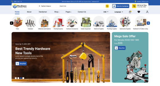 Hardware Store WordPress Theme