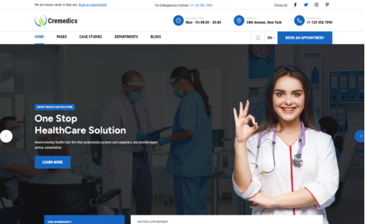 Healthcare WordPress Theme