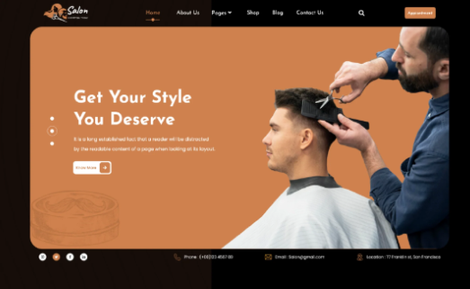 Salon Wordpress Theme