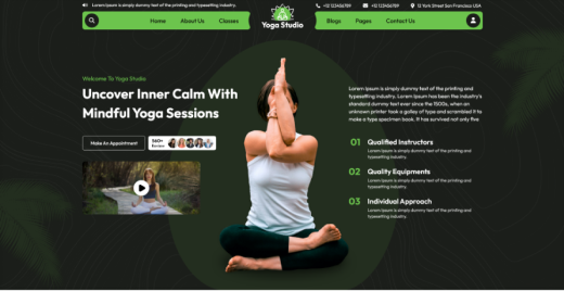 Yoga WordPress Theme