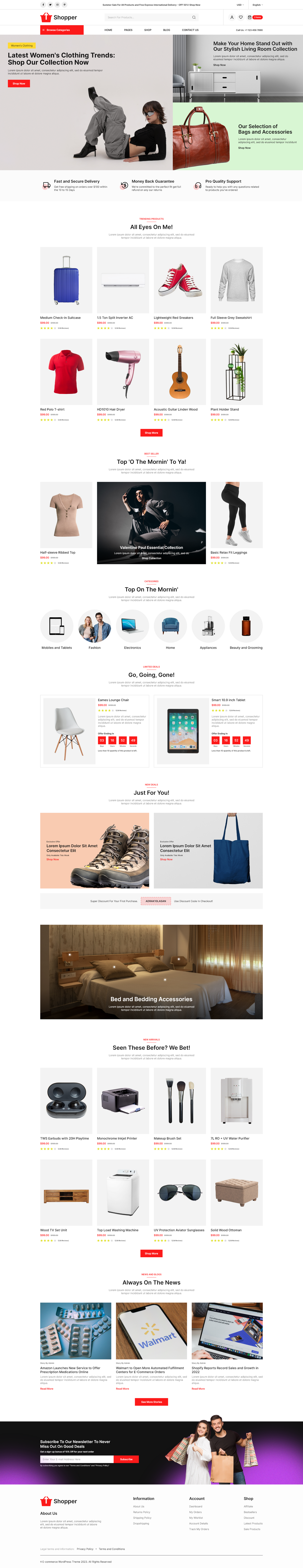Fashion Shop WordPress Theme