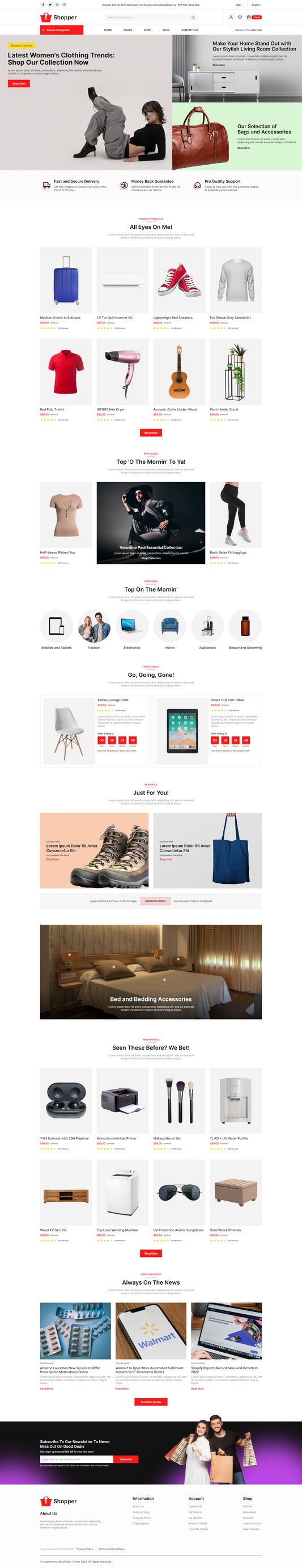 Fashion Shop WordPress Theme