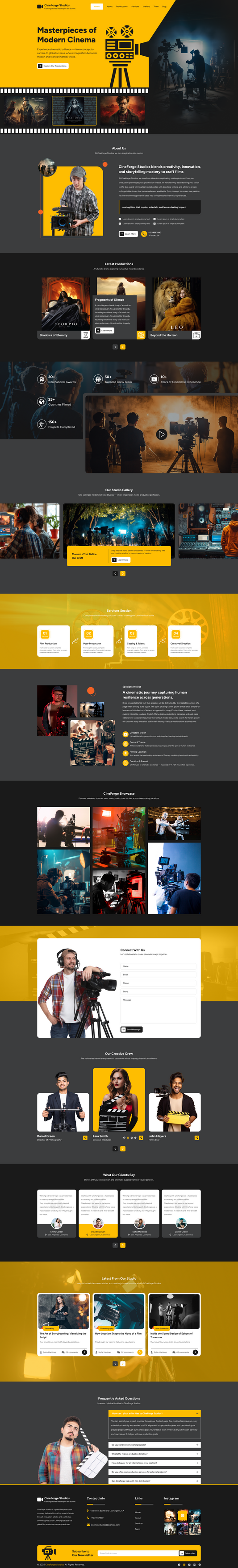 Filmmaker WordPress Theme
