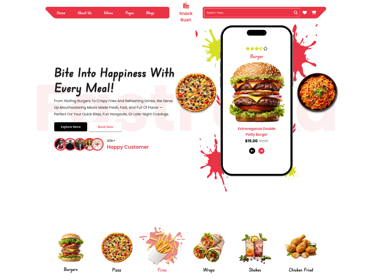 Food Restaurant WordPress Theme